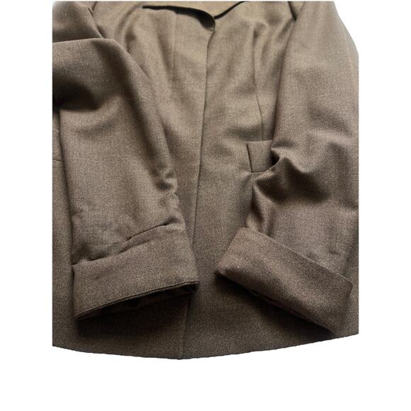 Missoni Loro Piana Wool Blazer Womens 42 US 6 Brown Italy Luxury Button Jacket - Picture 8 of 14
